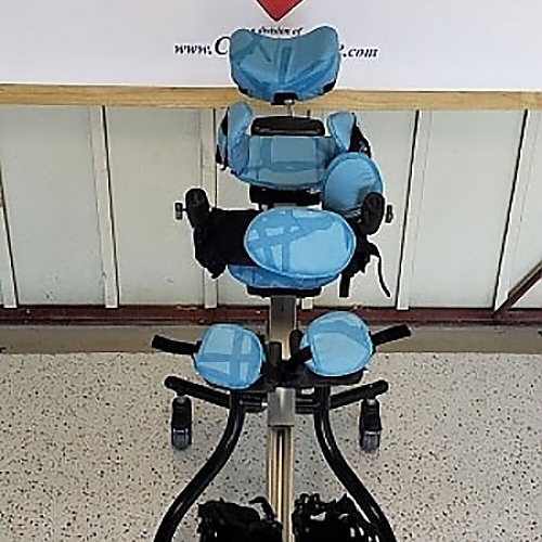 Leckey Squiggles Stander With Tray Front